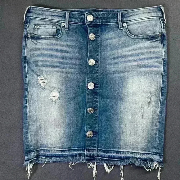 True Religion Claire Pencil Skirt Denim Womens 29” waist cute stretch Blue 1130 - Picture 1 of 8